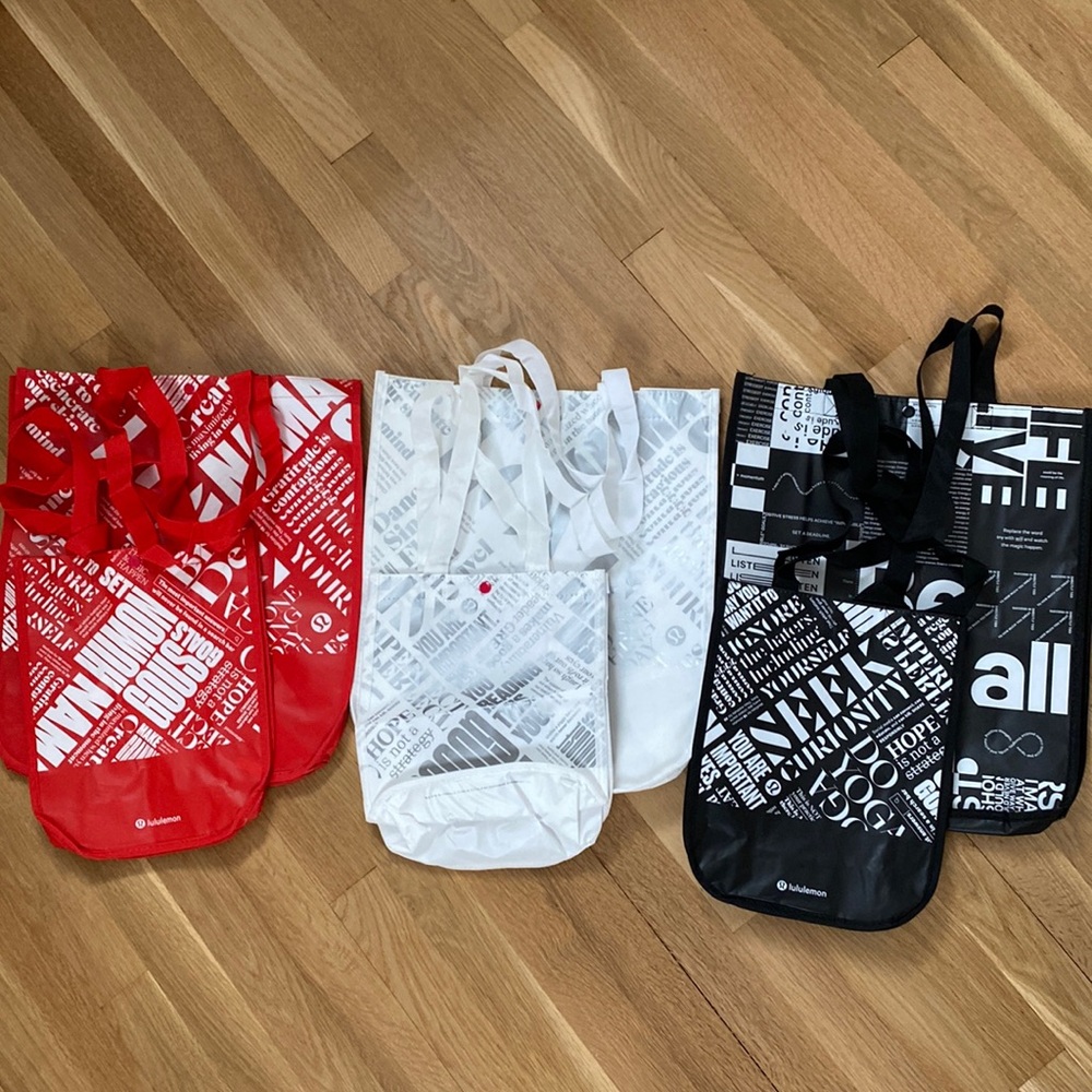 6 reusable totes
